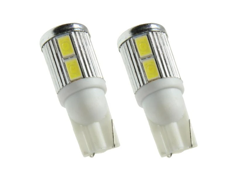 10 X T10 W 5w Led Auto Xenon Wei Glassockel 12v Lampe Innenraum