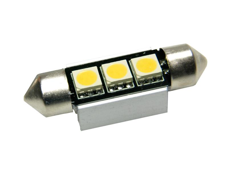 2x Auto LED Soffitte 38mm 39mm COB Weiß Kennzeichen Beleuchtung 12V 6000K