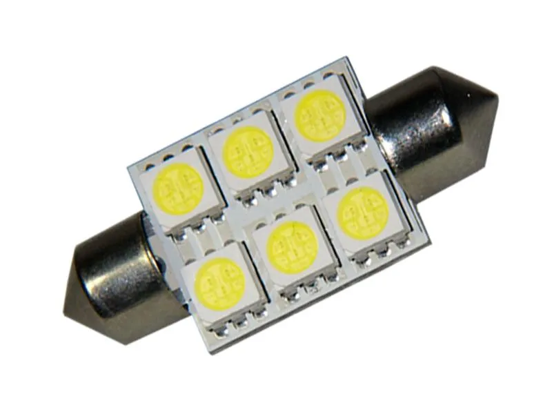 36mm LED Soffitte 6 SMD 5050 3Chip C5W Hightech