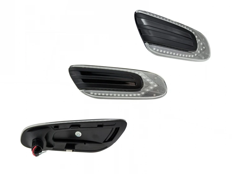 LED Seitenblinker Blinker Klar Silber für Mini Cooper F56 3-Türer 2014-2018