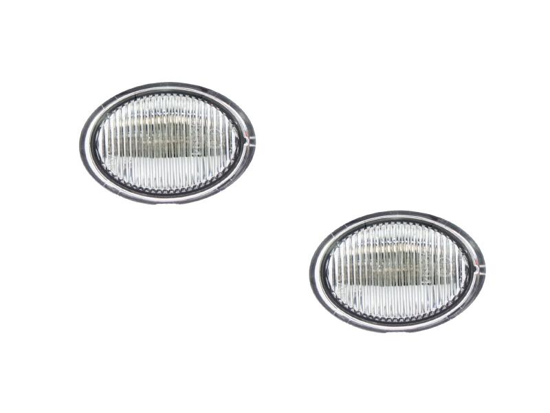 LED Seitenblinker Blinker Klar Silber für Maserati Gran Cabrio ab 2010