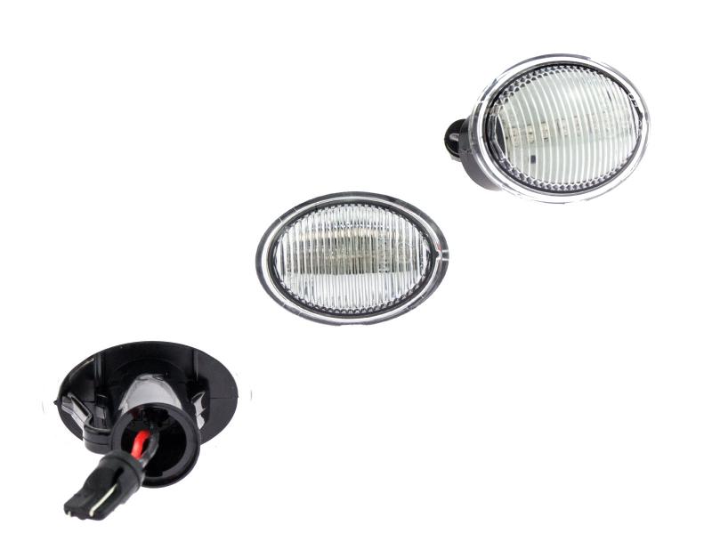 LED Seitenblinker Blinker Klar Silber für Maserati Gran Cabrio ab 2010
