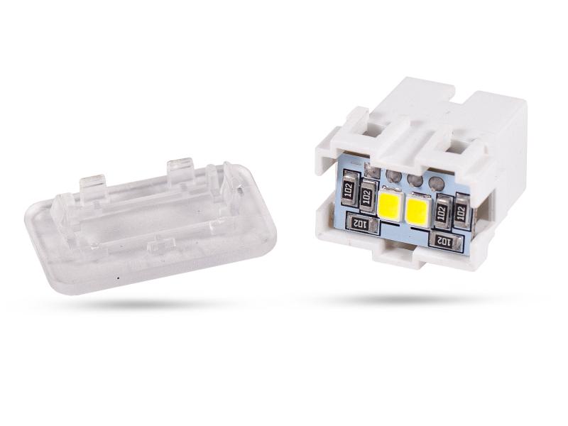 Modulplatine 2x SMD 2835 LED Platine Modul für Fußraumbeleuchtung