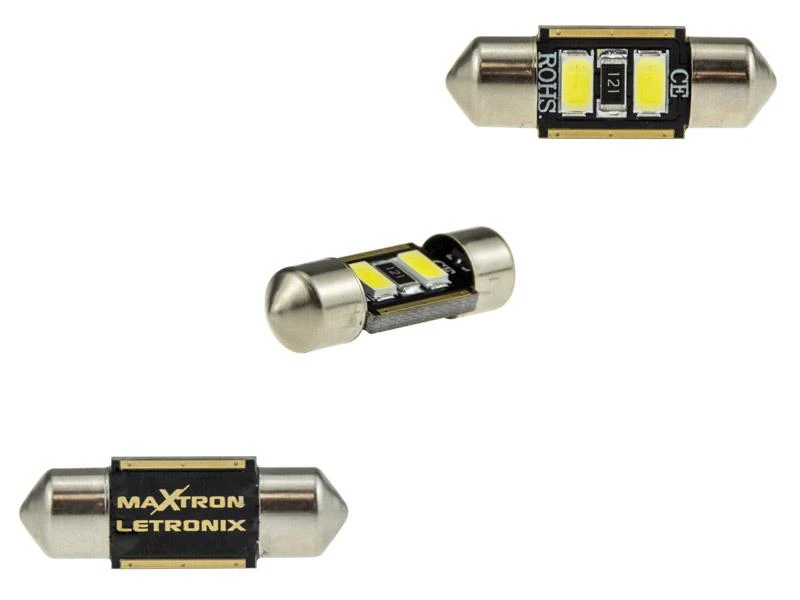 MaXtron® 2x SMD 5730 CAN-Bus LED Soffitte 31mm 100LM C3W Sockel 12 Volt