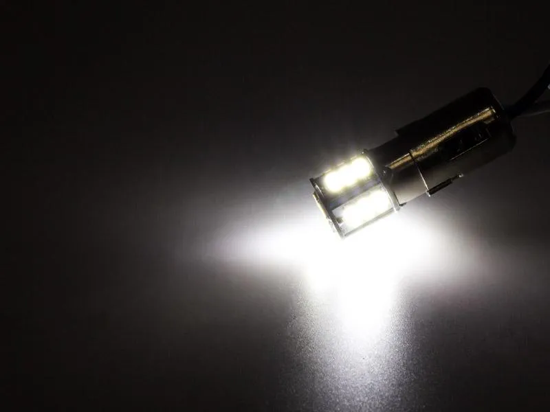 24V 18 SMD 5630 LED Leuchtmittel BA15S P21W Weiß Blau Rot Grün