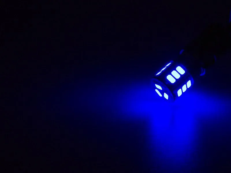 24V 18 SMD 5630 LED Leuchtmittel BA15S P21W Weiß Blau Rot Grün