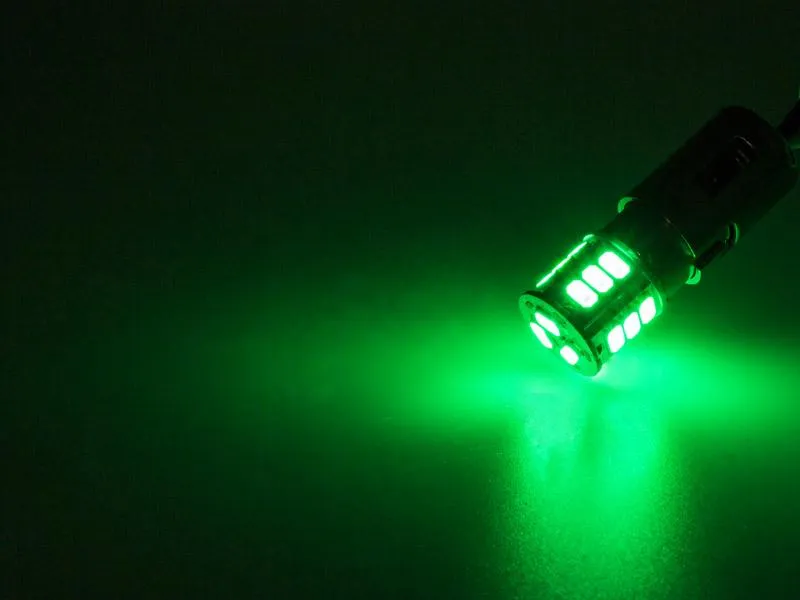 24V 18 SMD 5630 LED Leuchtmittel BA15S P21W Weiß Blau Rot Grün