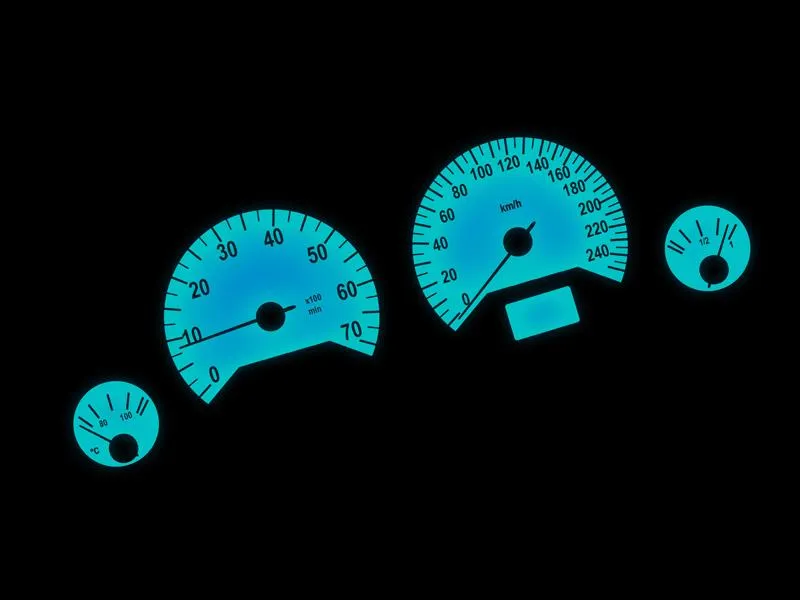 LED Umbauset Tachobeleuchtung für Opel Astra G Zafira A Corsa C
