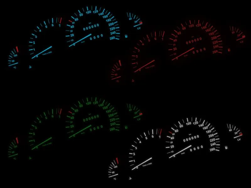 LED Umbauset Tachobeleuchtung für Opel Vectra B Omega B Frontera