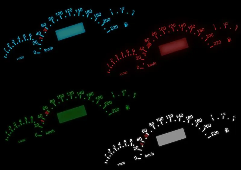 LED Umbauset Tachobeleuchtung für Mercedes Benz A-Klasse