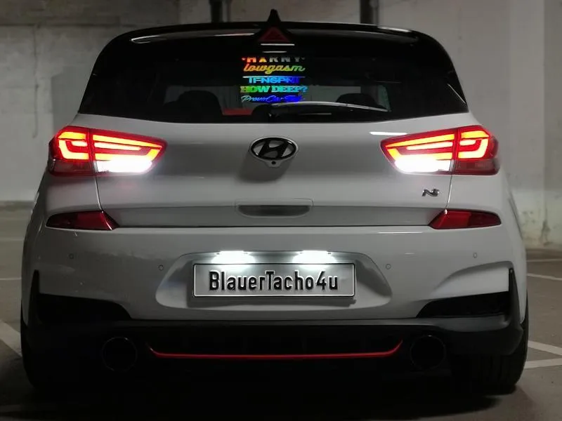 2x 15 SMD W16W CAN-Bus LED Rückfahrlicht für Hyundai i30 N i30N PD ab 2017