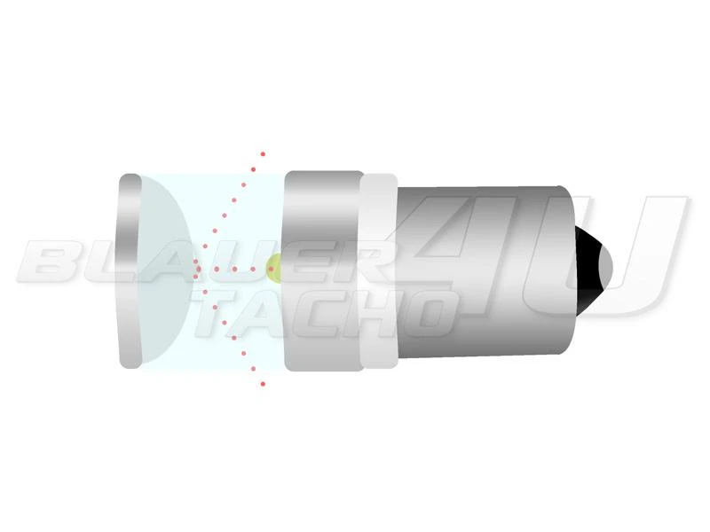 2x 3 Watt XBD-Chip LED BA9S T4W Can-Bus Weiß 6000K