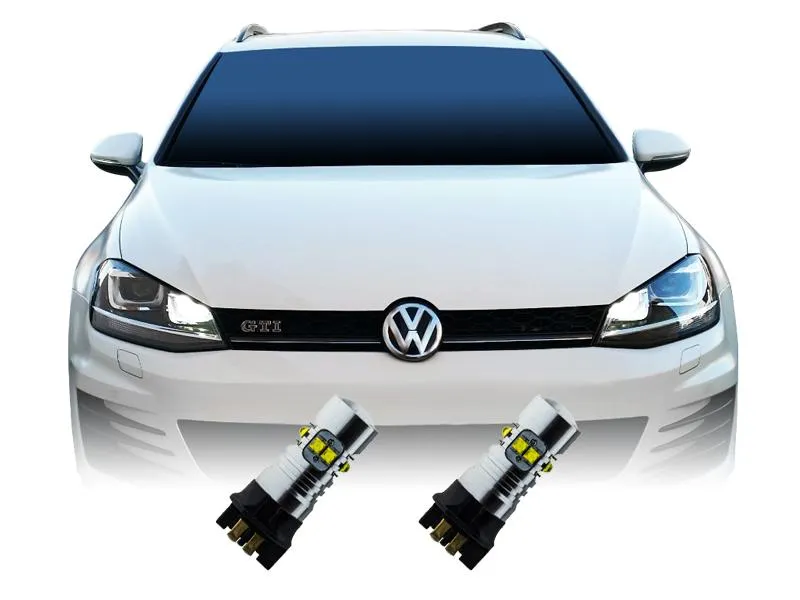 2x PW24W LED Tagfahrlicht für VW Passat CC ab 2013 50W XBD-Chip