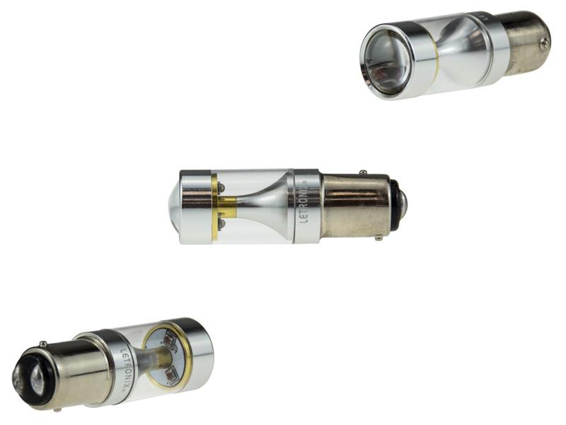 30 Watt LED Leuchtmittel BaY15d P21/5W mit XBD LEDs Rot
