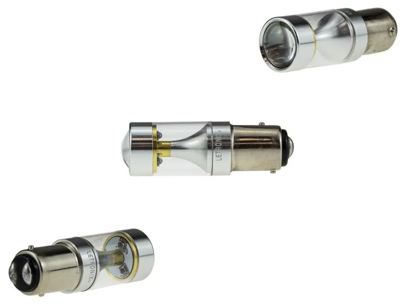 30 Watt LED Leuchtmittel BaY15d P21/5W mit XBD LEDs Rot