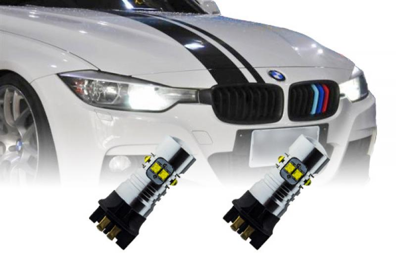 2x 50 WATT CREE®-XBD-Chip PW24W LED Tagfahrlicht passend ...