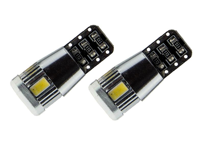 LED Kennzeichenbeleuchtung 2x w5w T10 6x5630 LED Soffitte weiß CAN-Bus