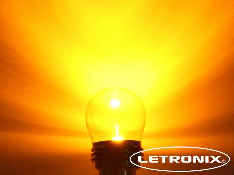 9 Watt LED Leuchtmittel mit Glaskörper BaU15s PY21W Sockel