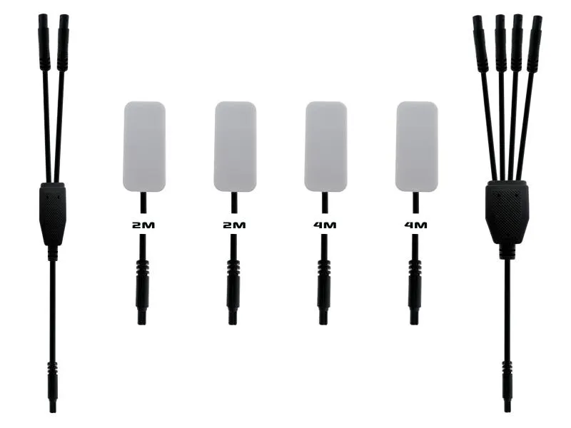 Erweiterungsset 4er Set RGB LED Fußraumbeleuchtung für Ambientebeleuchtung