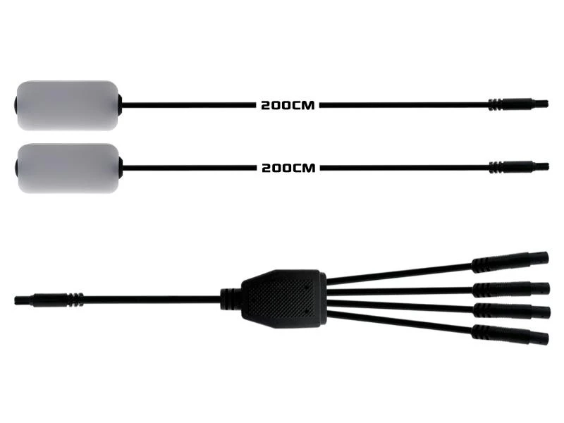 Erweiterungsset Fußraumbeleuchtung 2x LED-Module für RGBIC Ambientebeleuchtung