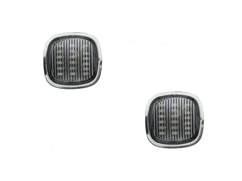 LED Seitenblinker Blinker Klar Silber Module für Audi A4 B5 Avant 1996-1999