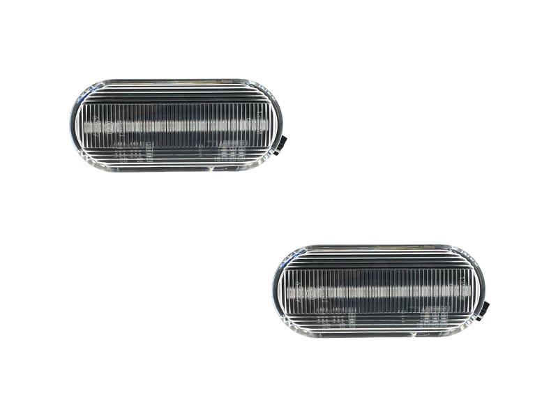 LED Seitenblinker Blinker Klar Silber Module für Ford Fiesta 2001-2008