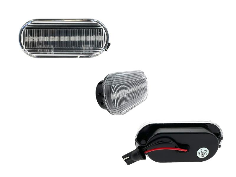 LED Seitenblinker Blinker Klar Silber Module für Ford Fiesta 2001-2008