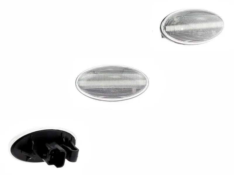 LED Seitenblinker Blinker Klar Silber Module für Peugeot 207 2006-2015