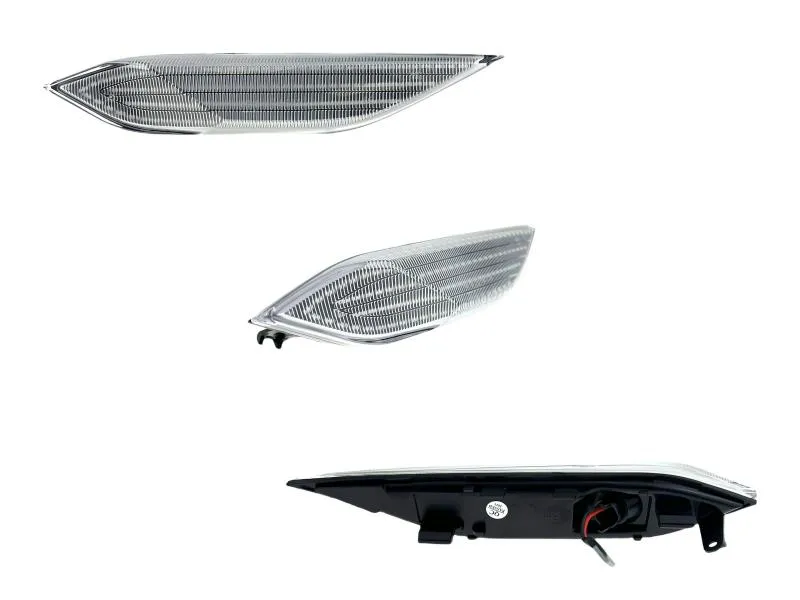 LED Seitenblinker Blinker Klar Silber Module für Porsche Cayenne Typ 92A 2010-2014
