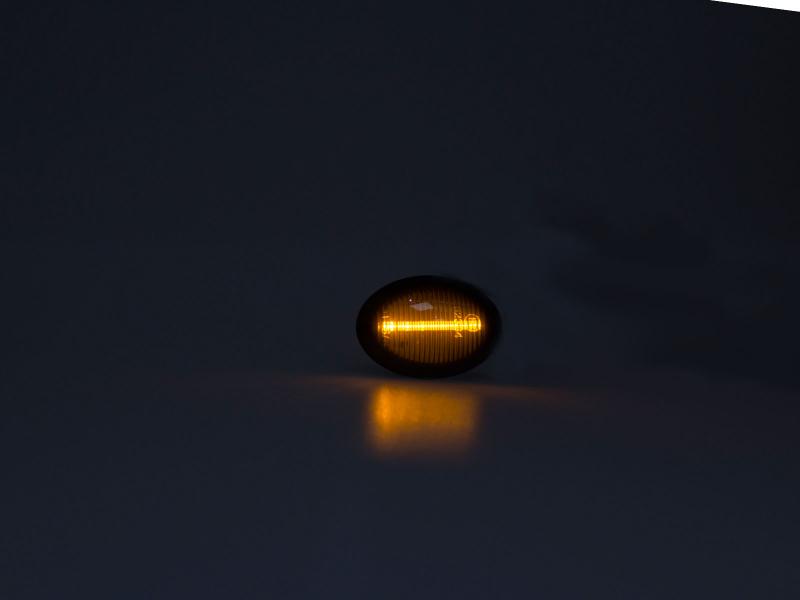 LED Seitenblinker Blinker Smoke Schwarz für Lancia Ypsilon Typ 843 2003-2011