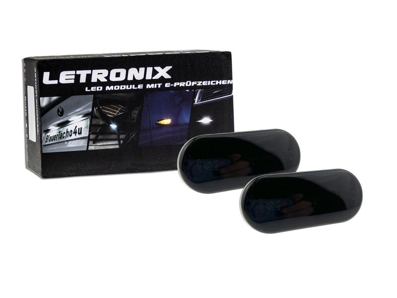 LED Seitenblinker Blinker Smoke Schwarz Module für Ford Focus 2004-2007