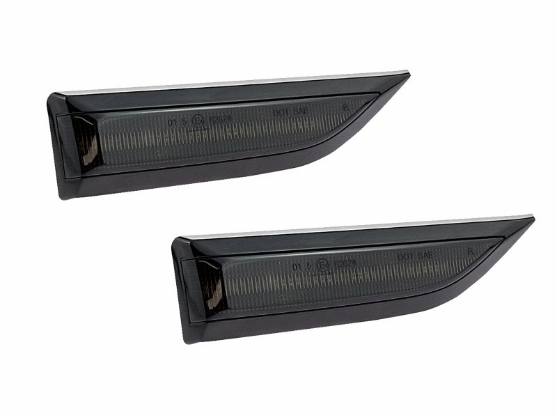 LLCTOOLS Blinker LED SEITENBLINKER Schwarz Für VW GOLF 3 VENTO PASSAT Plus Seat Ibiza Led Fest Integriert S00250uw