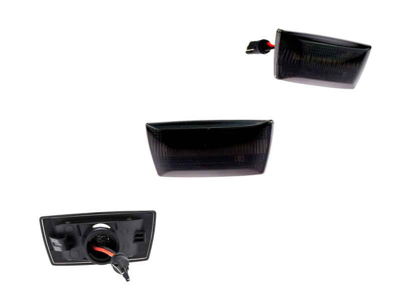 LED Seitenblinker Blinker Smoke Schwarz für Opel Corsa E 2015-2019