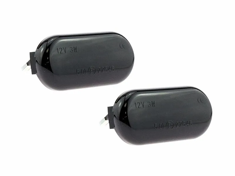 LED Seitenblinker Blinker Smoke Schwarz kompatibel mit für Nissan Note Typ E11 2005-