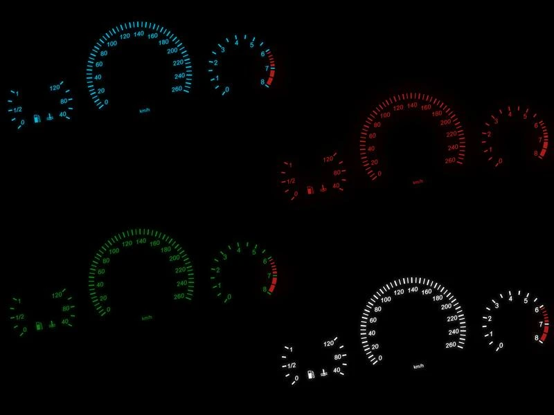 LED Umbauset Tachobeleuchtung für Mercedes Benz C-Klasse W202/S202