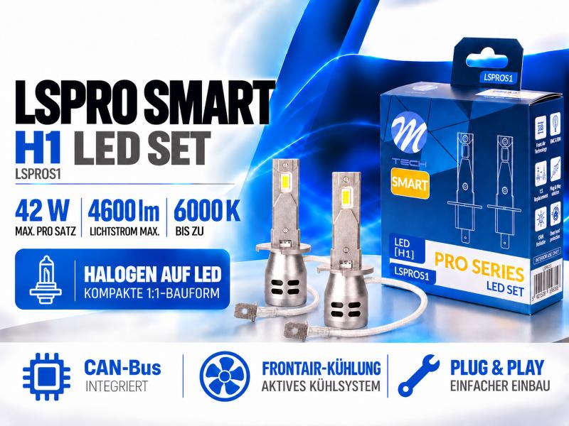 LETRONIX H1 LED Retrofit 6000K 4600lm CAN-Bus Abblendlicht / Nebelscheinwerfer - LSPROS1