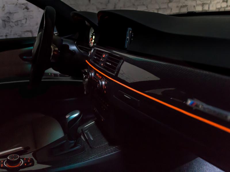 LETRONIX LED Ambientebeleuchtung für Armaturenbrett Orange für BMW