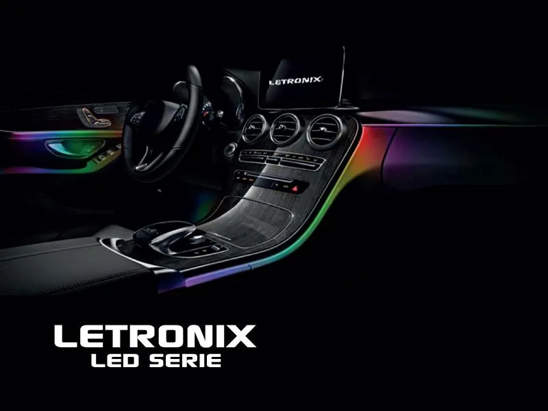 LETRONIX LED Modul Einfarbig mit 50cm Anschlusskabel für LED Ambientebeleuchtung