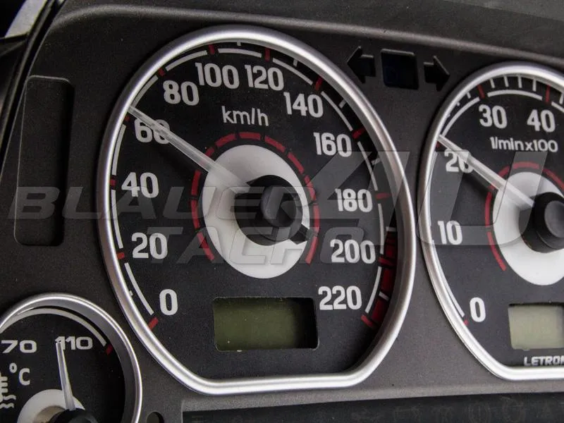 Letronix Satin Matt Tachoringe passend für BMW E46 3er Reihe