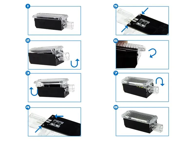 MaXlume® 12x SMD 2835 CAN-Bus 720LM 12V VAG LED Fußraumbeleuchtung Modul