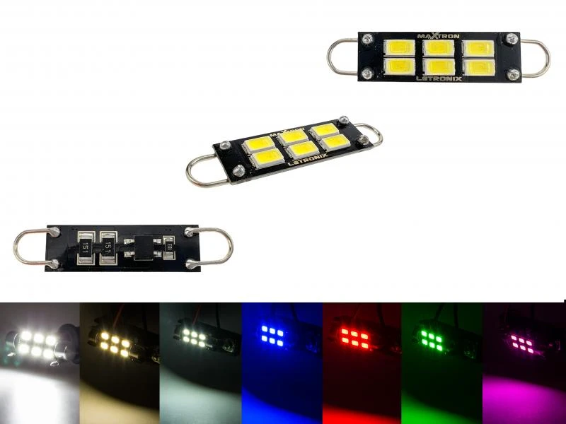 MaXtron® 6x SMD 5730 CAN-​Bus LED Soffitte 44mm 300LM US-Version Rigid-Loop