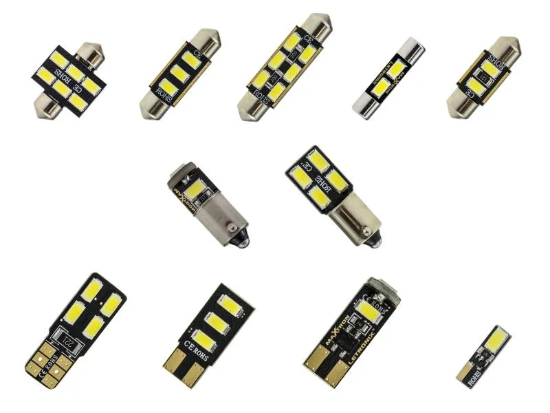 MaXtron® SMD LED Innenraumbeleuchtung Fiat 500 Innenraumset