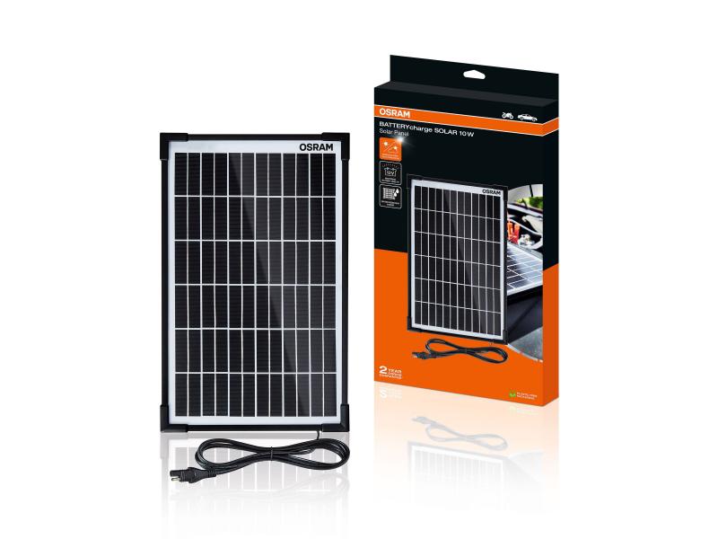 OSRAM BATTERYcharge SOLAR 10W Solarbatterieladegerät Batterieerhaltung 12V - OSP10000