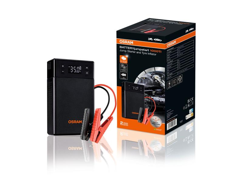 OSRAM BATTERYjumpstart 1000TI Lithium Starthilfe Powerbank 26000 mAh 3000A - OJS020TI