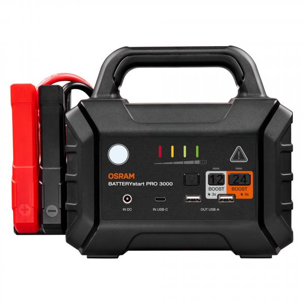 OSRAM BATTERYstart PRO 3000 Profi Lithium Starthilfe 5500A Powerbank - OJST3000
