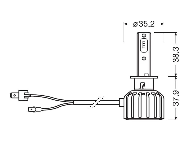OSRAM LED H1 Night Breaker für VW T5 2004-2009 Fernlicht