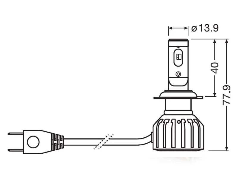 OSRAM LED Night Breaker GEN2 H7 Motorrad Abblendlicht +230% 12V - 64210DWNBG2-1HB