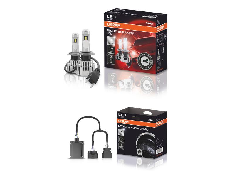 OSRAM LED Night Breaker Set für Audi A3 Typ 8P/8PA ab 2003 mit Straßenzulassung