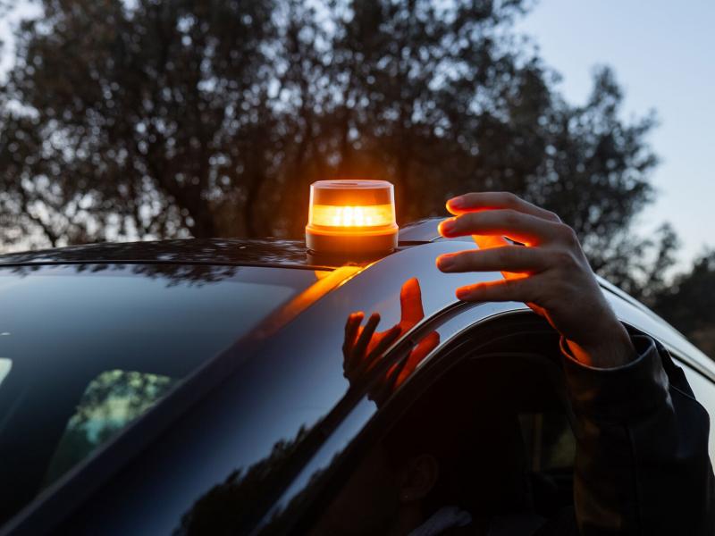 OSRAM LEDguardian® ROAD FLARE Signal V16 IoT DGT 3.0 Warnlicht Orange - LEDSL105