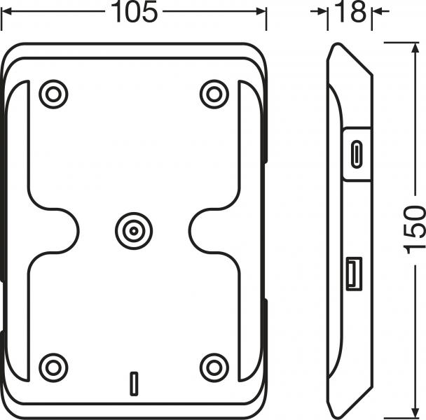 OSRAM LEDinspect® SINGLE CHARGE PAD Arbeitsleuchte Zubehör  - LEDIL423